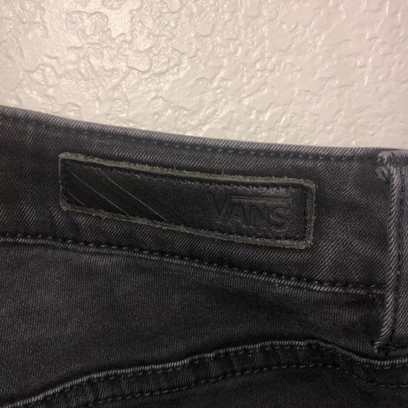 Vans Black Deconstructed Skinny Jeans - Picture 3 of 5